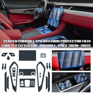 Precut Interior Scratch-Prevent Clear Paint Protection Film For Jaguar F-Pace - Picture 1 of 9
