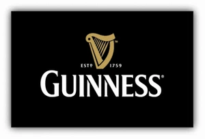 "Calcomanía pegatina para parachoques con logotipo de cerveza Guinness - 3'', 5'', 6"" u 8""" - Imagen 1 de 1