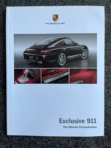 PORSCHE 911 997 EXCLUSIVE OPTIONS PRESTIGE PROSPEKT BUCH 2009 - 2011 USA EDITION - Bild 1 von 13