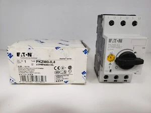 EATON PKZM0-0.4 CIRCUIT BREAKER MOTOR PROTECTOR 3 POLE 0,25-0,4A NIB - Picture 1 of 8