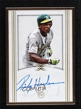 2017 Topps Definitive Collection Framed /30 Rickey Henderson #DCFA-RH Auto HOF