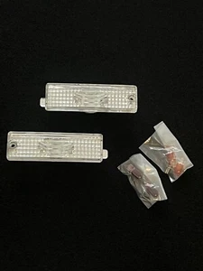 1993-2002 Chevy Camaro Firebird Rear Side Marker Lights Clear Diamond Cut Style - Picture 1 of 10