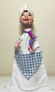 Dresdner Handpuppe Künstlerpuppe Bäcker Koch Fa. Expertic DDR - Bild 1 von 5