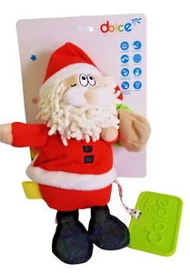 Dolce Father Christmas Baby Infant Plush Toy Teether Developmental Santa Claus - Picture 1 of 6