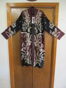 NWT Vertigo Women's Full Length Duster Cardigan Sweater Size XL (20) - Picture 1 of 11