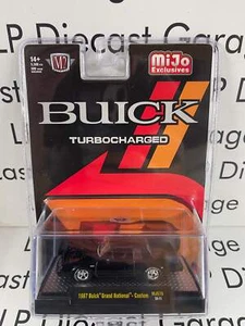 M2 1987 Buick Grand National Custom Black 1:64 Diecast MiJo - Picture 1 of 1