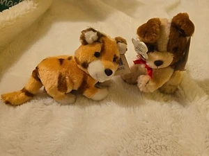 Vintage Russ Plush Set Of 2 Luv Pets Yapper Dog & Timpo Cat Fast Shipping - Picture 1 of 13