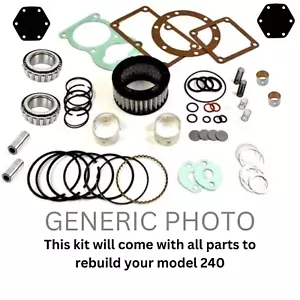 Kit de revisión importante para Quincy modelo 240 (registro de cambio 13 en adelante) - Imagen 1 de 2