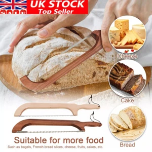 16.5in Fiddle Bow Bread Knife, Slicer Sourdough Cutter Bread Cutting Tools - Picture 1 of 17