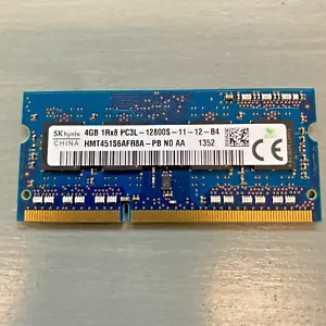 RAM Portatile Hynix 4GB DDR3 PC3L-12800S 1600MHz 1Rx8 Memoria Ram HMT451S6AFR8A-PB - Foto 1 di 2