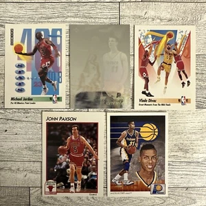Basketball Trading Cards (Set of 4) 1991 & Upper Deck Hologram Schrempf - Picture 1 of 2