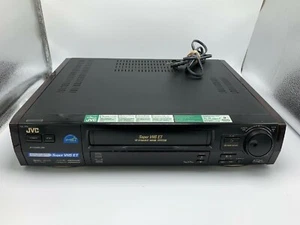 JVC HR-S7500U SUPER VHS S-VHS ET PROFESSIONAL VCR WORKS 4 VIDEO TRANSFER TO DVD - Picture 1 of 2