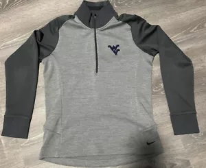 West Virginia Nike Golf Pullover Women’s Size Large Mock Turtleneck - Picture 1 of 3