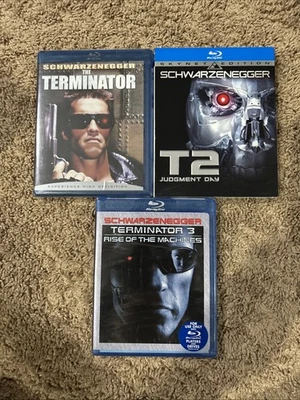 The Terminator+T2+ Terminator3, New Sealed Blu-Ray Very Nice Set To Have & Own, - Image 1 of 4