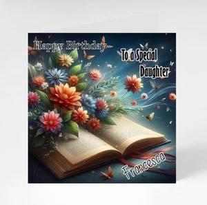 Personalisierte coole Bär Geburtstagskarte für Sohn, Enkel, Neffe, Bruder, Freund - Bild 1 von 5