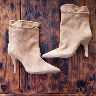 Botines holgados Alexandre Birman Olivia gamuza tostada talla 37,5 Foto 1 de 4