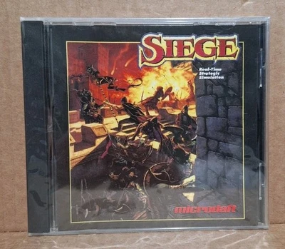 Siege (PC, 1992) by Microdaft / Mindcraft Software - New / Sealed - Jewel Case - Image 1 of 3