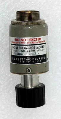 HP / Keysight 8478B Coaxial Thermistor Mount 10MHz - 18 GHz, tested & working - Image 1 of 4