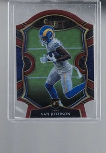 Van Jefferson 2020 Select Concourse Red Prizm Die Cut RC #71 Rams - Picture 1 of 2
