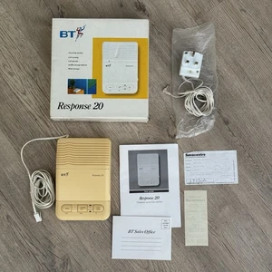 Contestador automático BT Response 20 1994 vintage en caja luces de error amarillentas - Imagen 1 de 21
