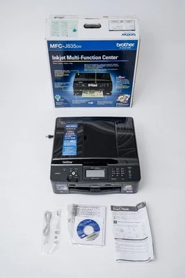 Brother MFC-J835DW All-In-One Inkjet Printer - w/Box & Accessories FREE SHIPPING - Image 1 of 4