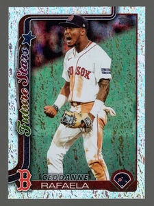 2025 Topps Serie 1 - Future Stars Ceddanne Rafaela #148 Lámina de confeti - Imagen 1 de 2