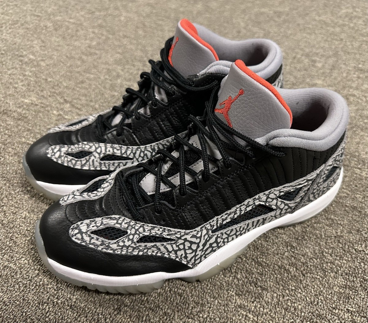 Jordan 11 Retro IE Low Black Cement for Sale | Authenticity Jordan 11 Retro IE Low Black Cement for Sale | Authenticity