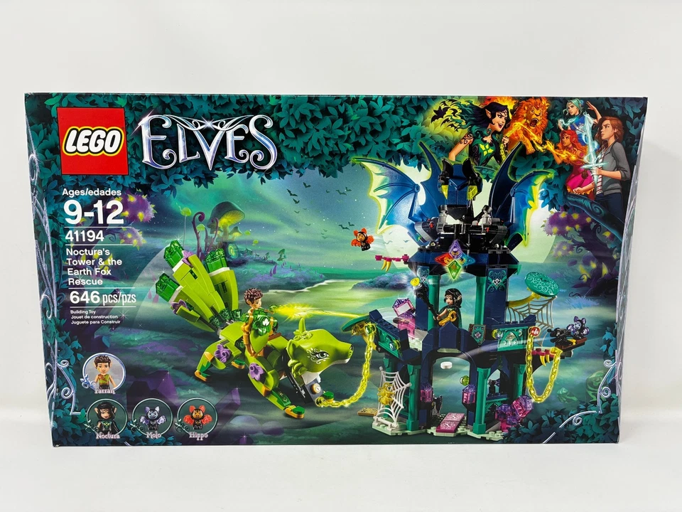 LEGO Elves Noctura's Tower & the Earth Fox Rescue (41194) Nuevo Foto 1 de 4