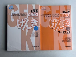 Genki 1 Second Edition An Integrated Course In Elementary Japanese + Workbook - Picture 1 of 13