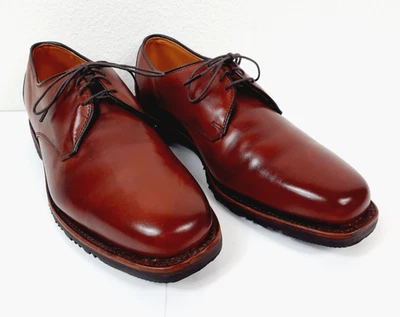 Allen Edmonds Joplin Brown Leather Derby Shoes, US Men's Size 8 D - Image 1 of 4