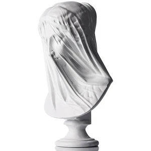 Busto de dama velado de 13 pulgadas estatua de diosa griega, busto romano clásico grande griego... - Imagen 1 de 7