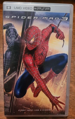 SPIDER-MAN 3 Sony PlayStation Portable PSP UMD Marvel Comics 2007 Movie RARE OOP - Image 1 of 3