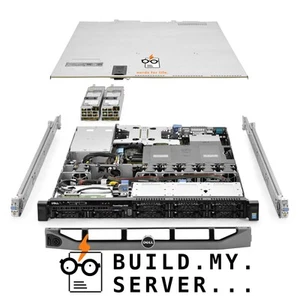Dell PowerEdge R430 Server 1.80Ghz 24-Core 64GB 8x 960GB SSD HBA330 Rails - Picture 1 of 5