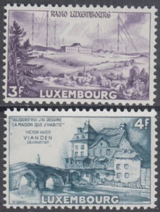 LUXEMBURGO Sc# 293-4 CPL MNH SET DE 2 - 150º NACIMIENTO ANN de VICTOR HUGO, POETA - Imagen 1 de 1