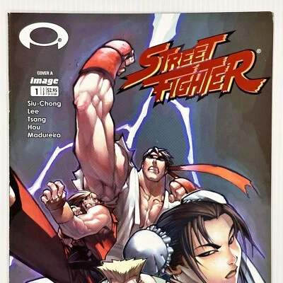 Street Fighter #1 2004 NM Image Comics Dynamic Forces Foil Cover A 1855/2000 - Image 1 of 4