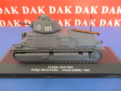 Die cast 1/43 Modellino Carro Armato Pz.Kpfw. 35S 739(f) 22 Pz. Div. Crimea 1942 - Immagine 1 di 4