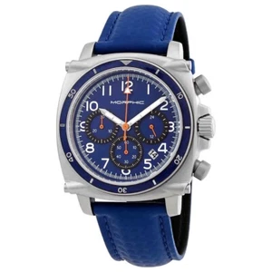 Morphic M83 Serie Chronograph Quarz blaues Zifferblatt Herrenuhr MPH8305 - Bild 1 von 4