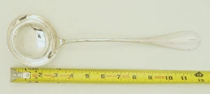 Vienna Austrian Solid Silver 12” inch Serving Ladle with Marks 6.1 oz 800 fine - Picture 1 of 17
