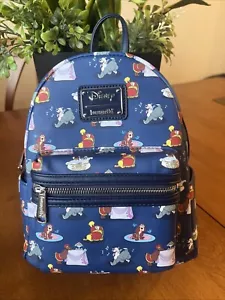 Nwt Loungefly Disney Princess Dogs Print Mini Backpack Max Bruno Stella - Picture 1 of 7