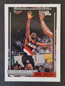 Buck Williams #196 Portland Trail Blazers Card Topps NBA 1992-1993 - Picture 1 of 2