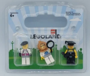Lego Legoland 3 Minifigure Set French singer Scuba Chemist Goth Graduation Girl - Picture 1 of 4