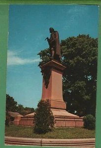 Vintage Postkarte Robert Treat Paine Monument Taunton Massachusetts MA - Bild 1 von 4
