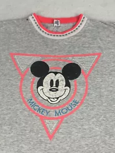 Vintage Mickey Mouse shirt Disney 80s 90s Colored Collar - Picture 1 of 8