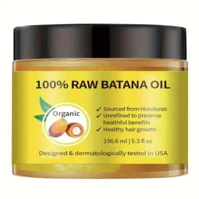100% Natural Unrefined Batana Hair Oil for Hair Growth  5.3 fl oz - Image 1 of 4