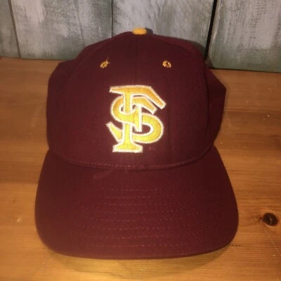 Florida State Seminole Fitted Hat Classic Sportswear Cap 7 7/8 Vtg Made In USA - Image 1 of 4