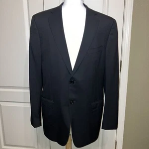 ERMENEGILDO ZEGNA Suit Jacket BLAZER Multiseason BLACK - Sz 44 L Made in Italy - Picture 1 of 19