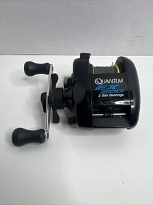 Zebco Quantum EX200 2-Ball Bearing Bait Casting Reel Black - Picture 1 of 8