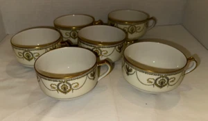 (Juego de 6) Tazas Haviland Limoges (Francia) "EUGENIA" (SIN Platillos) - Imagen 1 de 6
