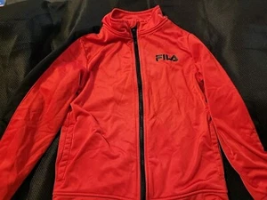 Youth Red Fila Jacket Small 8 - Picture 1 of 4