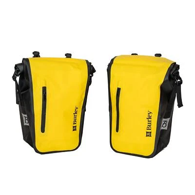 Juego de alforjas para remolque de bicicleta Burley - almacenamiento de bicicletas / equipaje - impermeable Foto 1 de 4